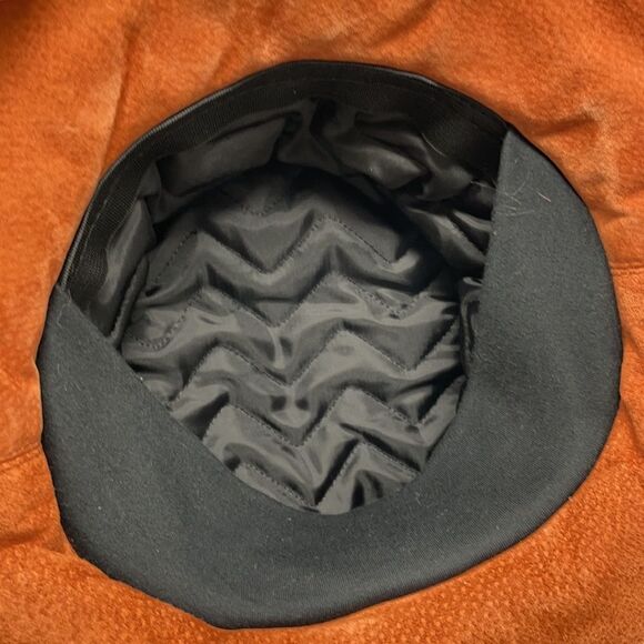 Heaslip Genuine Rust Suede Hat w/Faux Fur Trim - Picture 4 of 5
